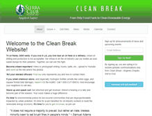 Tablet Screenshot of cleanbreak.info